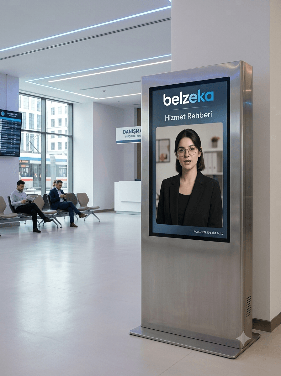 Kiosk avatarı kullanım örneği