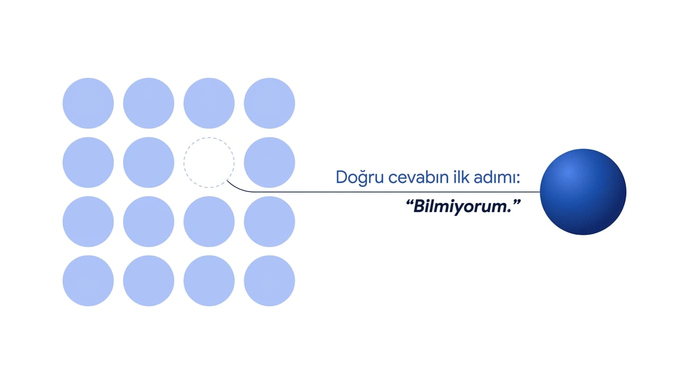 Doğru Cevabın İlk Adımı: Yapay Zeka Neden “Bilmiyorum” Demeli?