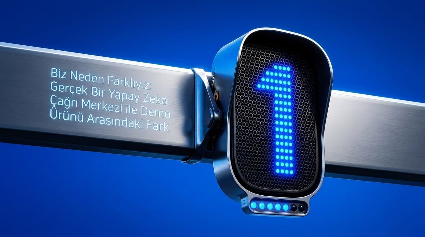 Biz Neden Farklıyız: Gerçek Bir Yapay Zeka Çağrı Merkezi ile "Demo Ürünü" Arasındaki Fark