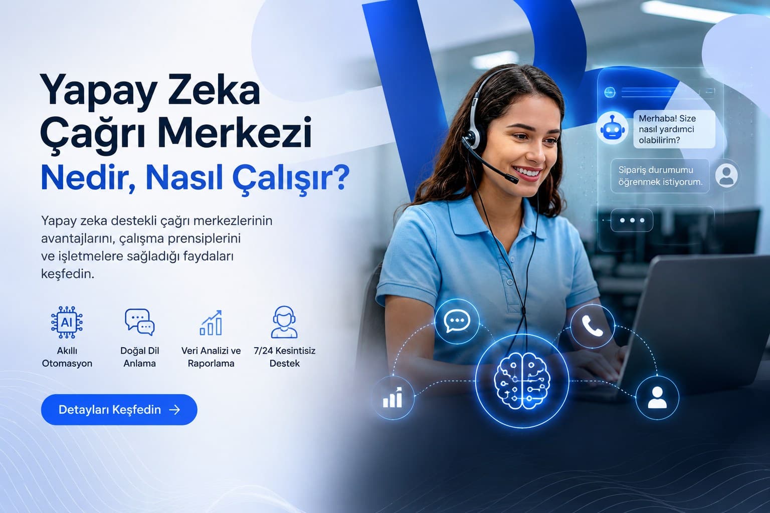 Yapay Zeka Çağrı Merkezi Nedir, Nasıl Çalışır?